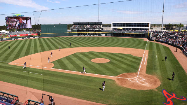 Mar 15, 2023; North Port, Florida, USA; A general view of CoolToday Park as the Atlanta Braves play the Houston Astros.